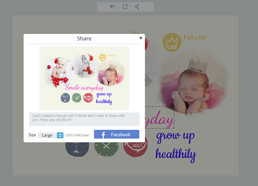 Share baby collage