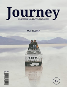 Travel magazine cover