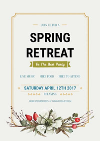 Spring retreat party