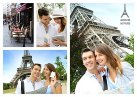 Paris photo collage