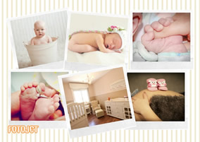 Baby photo montage