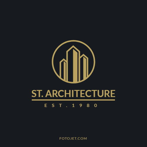 Architecture Construction Company Logo Template