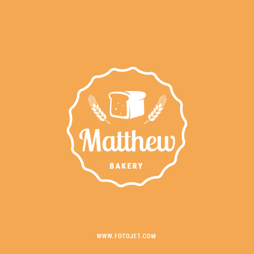 Wheat and Bread Bakery Logo Design Template