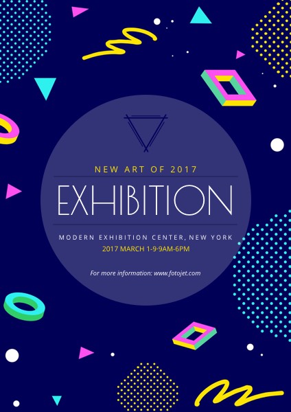 Art Exhibition Poster Design Template